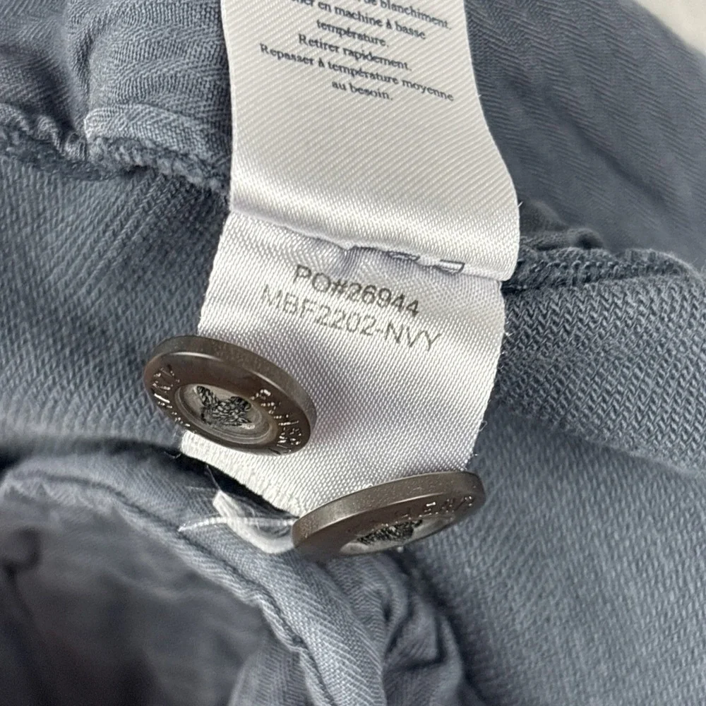 Faherty Stretch Terry 5 Pocket Pants Men’s 34x30 Gray Slim Fit Casual Beach